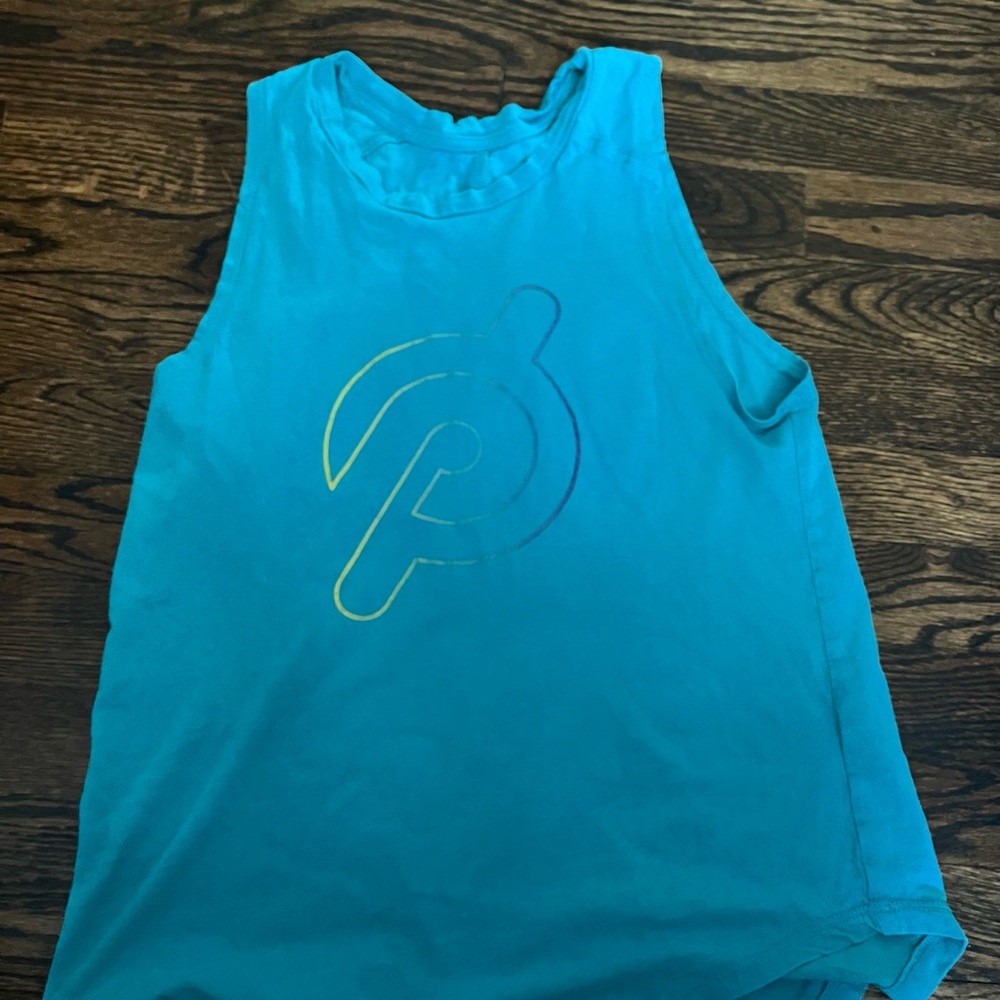 Peloton Blue Tank Top size small